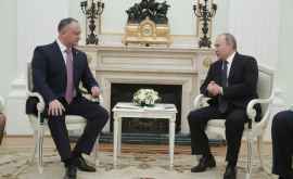 Kremlinul a anunțat întîlnirea dintre Putin și Dodon