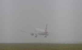 Trafic aerian perturbat din cauza ceţii pe Aeroportul Chişinău