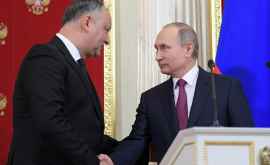 Kremlinul a anunțat despre întrevederea dintre Putin și Dodon