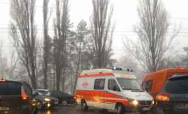 Accident cu implicarea unei ambulanțe în capitală