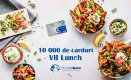 Victoriabank a emis circa 10 000 de carduri VB Lunch
