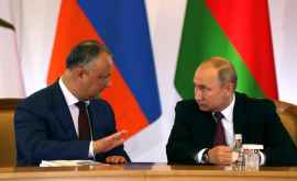 Dodon despre atitudinea lui Putin față de moldoveni