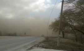 Север Молдовы погрузился в облако пыли ВИДЕО