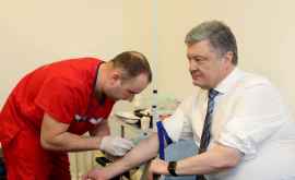 Poroșenko a trecut testul de sînge în direct