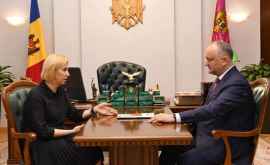 Şeful statului sa întîlnit cu Irina Vlah Despre ce au discutat VIDEO