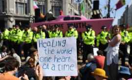 Număr record de persoane reținute la Londra în urma unui protest