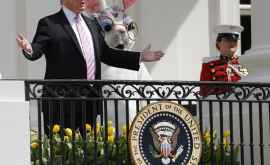  Distracție de Paște la Casa Albă Trump a deschis cursa de rostogolire a ouălor