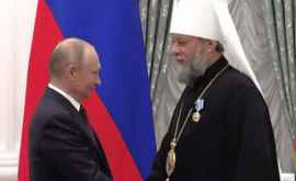 Путин наградил митрополита Молдовы 