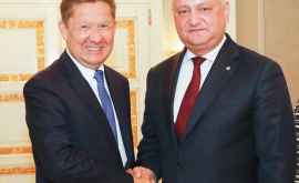 Игорь Додон достиг важной договоренности с главой Газпрома