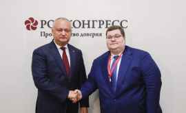 Dodon Moldova este interesată de creșterea investițiilor rusești