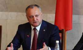 Dodon Niciun fel de federalizare nu va fi în Republica Moldova