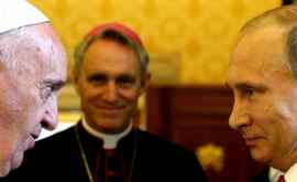 Putin sa întîlnit pentru a treia oară cu Papa de la Roma