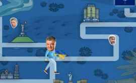 Poroșenko este eroul principal întrun joc online