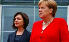Primele declarații ale Maiei Sandu după întîlnirea cu Angela Merkel