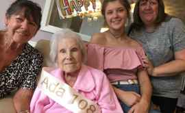 O britanică șia marcat cea dea 108a zi de naștere