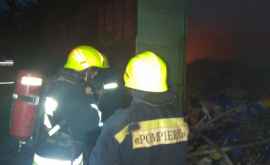 Incendiu la Bălți întrun depozit metalic pe teritoriul zonei industriale Răut