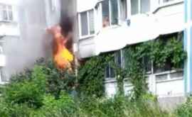 Incendiu întrun apartament din capitală