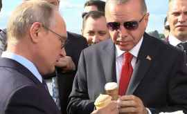 Putin la scos pe Erdogan la o înghețată lîngă Moscova