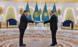Andrei Neguța a înmînat scrisori de acreditare în calitate de ambasador al Moldovei în Kazahstan