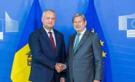 Dodon a salutat relansarea plenară a dialogului politic între Republica Moldova și Uniunea Europeană