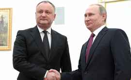 Igor Dodon se va întîlni astăzi cu Vladimir Putin