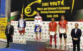  Mолдавские боксёры на пьедестале почёта Чемпионата Европы ФОТО