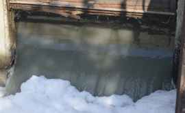 Причина по которой из очистной станции в реку Бык попадает вода с белой пеной