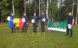 Echipele canine ale Poliției de Frontieră au fost premiate la Biatlonul Letonia 2019