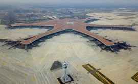 Imagini cu megaaeroportul construit de chinezi VIDEO