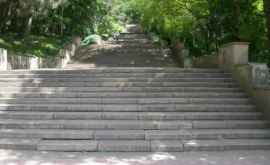 Cum arătau scările de granit din parcul Valea Morilor acum 59 de ani FOTO