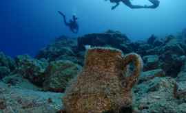 A fost găsită o navă scufundată cu amfore romane