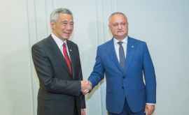 О чем Додон говорил с премьерминистром Сингапура в Ереване
