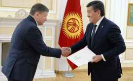 Andrei Neguța a înmînat scrisori de acreditare în calitate de ambasador al Moldovei în Kîrgîzstan