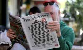 Toate ziarele din Australia au avut astăzi prima pagină cenzurată 