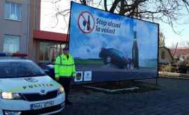 Pe drumurile naționale au apărut bannere care promovează mesajul STOP alcool la volan