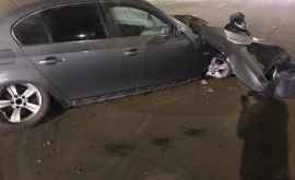 Explicația halucinantă a unui șofer beat care șia distrus mașina în Chișinău