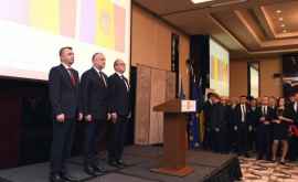 Dodon a participat la recepția oferită cu ocazia Zilei Naționale a României