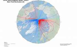 Polul Nord magnetic se mișcă repede spre Siberia