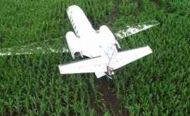 Аргентинский самолет аварийно сел на кукурузное поле ВИДЕО