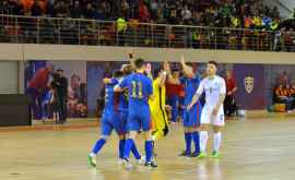 Selecționata Moldovei de futsal trece în următoarea etapă preliminară a CE2022 VIDEO