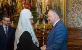 Патриарх Кирилл поздравил Игоря Додона с 45летием 