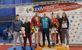 Sportivii moldoveni au cucerit trei medalii la Turneul de Sambo din Belarus