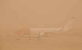 Песчаная буря из Сахары накрыла Канары