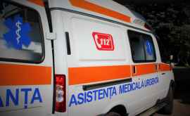Ambulanță implicată întrun accident în capitală VIDEO