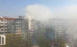 UPDATE Incendiu întrun apartament din sectorul Rîșcani al capitalei FOTO