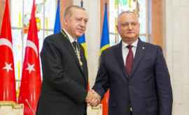 Что обсудил Додон в телефонном разговоре с президентом Турции