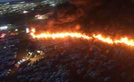 Peste 3500 de maşini au fost mistuite întrun incendiu din Florida SUA VIDEO