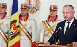Igor Dodon a adus un mesaj de felicitare cu ocazia zilei Drapelului de Stat