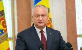 Додон о 30летии суверенитета Молдовы