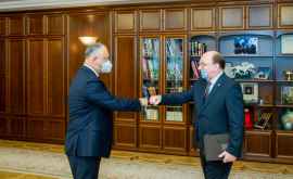 Igor Dodon a avut o întrevedere cu ambasadorul Rusiei Oleg Vasnețov